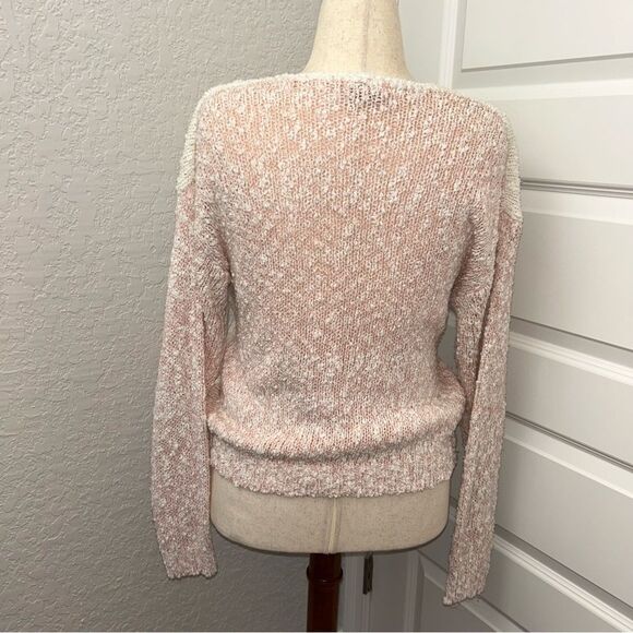 Vintage Erika Floral Paisley Print Decorative Embroidered Boucle V-neck Sweater - Picture 5 of 6